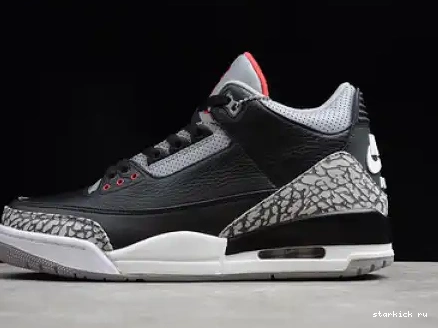 Cement AIR 3 Black 854262-001 Jordan (2018) 854262-001 Retro 0527